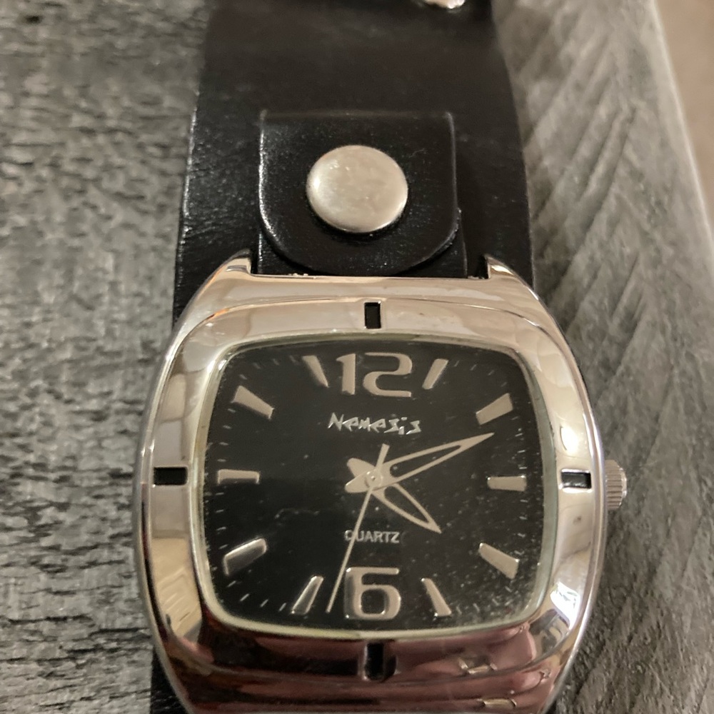 Nemesis Leather Cuff Watch